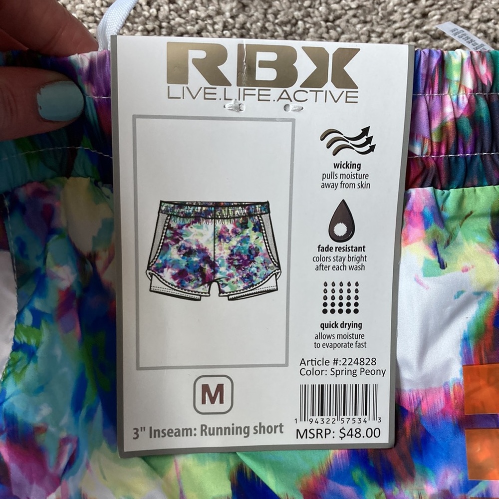 RBX RUNNING SHORTS - Picture 4 of 5